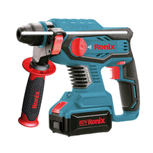 Load image into Gallery viewer, Brushless rotary hammer 20v Ronix + 2 x4amp battery and charger