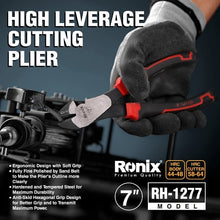 Load image into Gallery viewer, RH1277 High leverage cutting plier 7" Ronix بنسة قطع