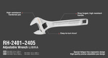 Load image into Gallery viewer, RH2402 Adjustable wrench 8" Ronix مفتاح انكليزي
