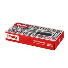 Load image into Gallery viewer, RH2641 40pcs Socket Set 1/4" in/mm Ronix طقم طقطاق