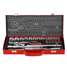 Load image into Gallery viewer, RH2644 Socket set 24pcs 1/2" Ronix