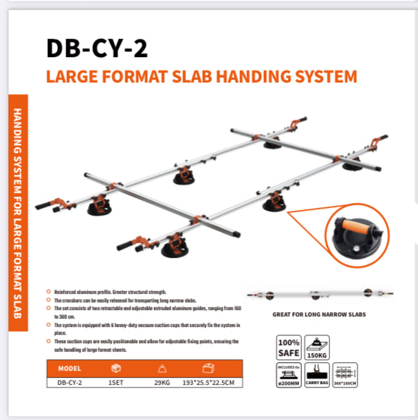 Structural Handing System Large format slab handling system – Sawaya Tools