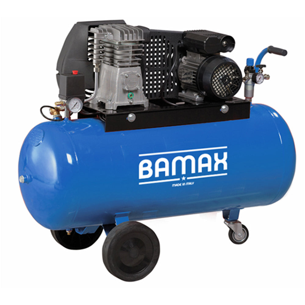 Air compressor 100ltr Bamax made in Italy -كومبريسور هواء ايطالي